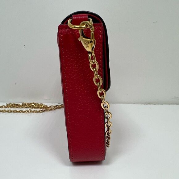 Louis Vuitton Felicie Pochette Monogram Empreinte Leather Red - Picture 5 of 9